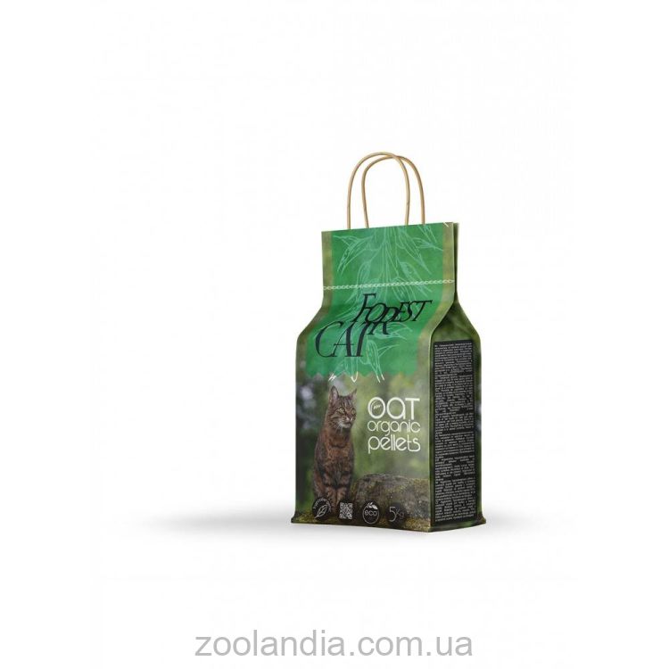 Forest Cat  (Форест Кет) Oat Organic Pellets - Наполнитель универсальный гигиенический овсяный