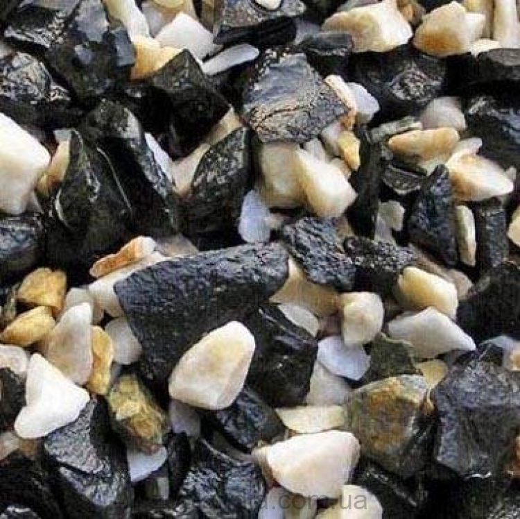 Nechay Zoo (Нечай Зу) - Грунт для аквариума черно-белый (5-10 мм)