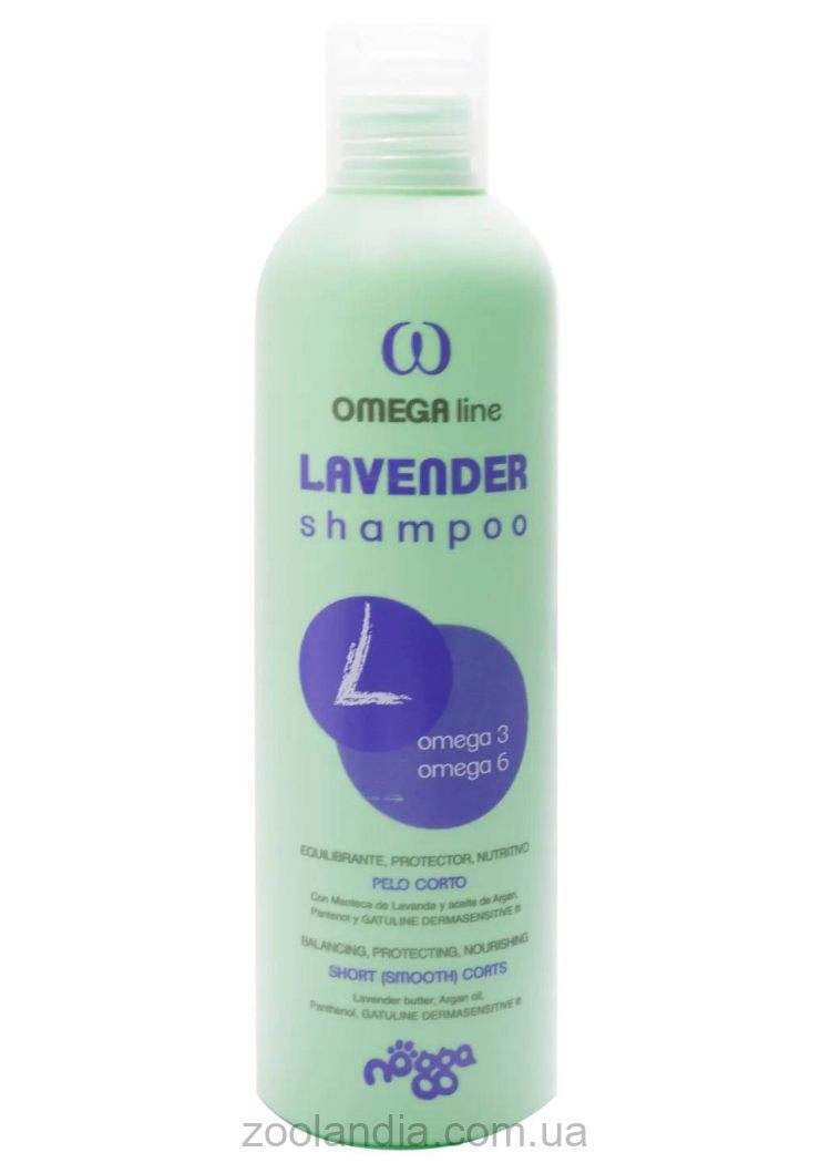 Nogga (Ногга) Omega Lavender shampoo – Шампунь с маслом лаванды для гладкошерстных и голых пород