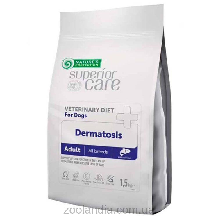 Nature's Protection (Нейчерес Протекшн) Superior Care Veterinary Diet - Ветеринарная диета для здоровья кожи и шерсти с лососем для собак