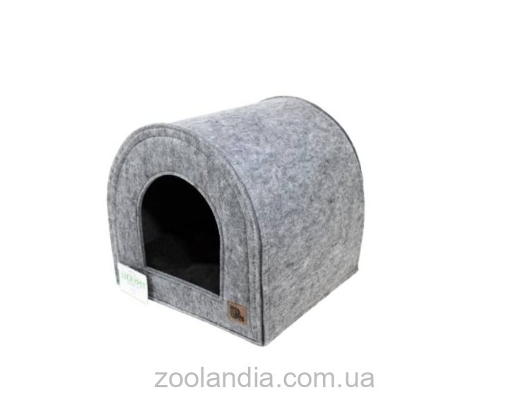 Lucky Pet (Лаки Пет) "Опера" Лежак-домик для собак и котов, войлок (серый)