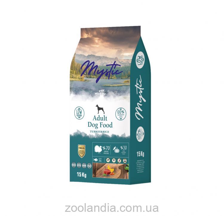 Mystic (Мистик) Adult Mini with Turkey&Rice - Сухой корм для собак всех пород (индейка и рис)