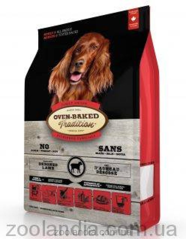 Oven-Baked (Овен Бекет) Tradition lamb - Сухой корм для собак со свежим мясом ягненка