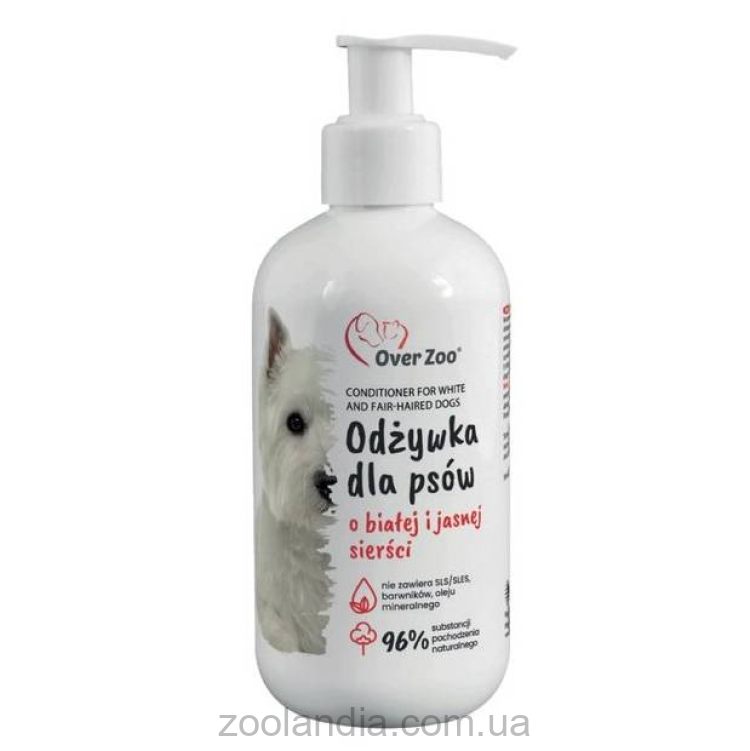 Over Zoo (Овер Зу) White and Light Coat - Кондиционер для собак с белой и светлой шерстью