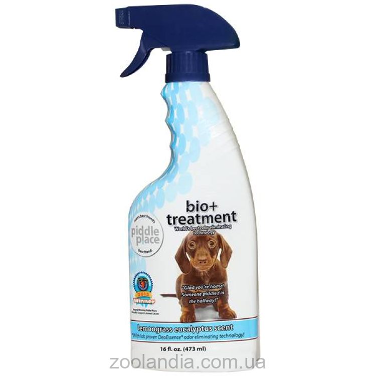PetSafe Piddle Place Bio+ Treatment Spray ПЕТСЕЙФ ПИДЛ ПЛЕЙС биоэнзимный уничтожитель запаха для собачьего туалета, спрей