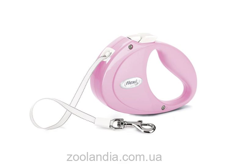 Flexi Puppy - Поводок-рулетка для активных щенков до 12кг лента 2м