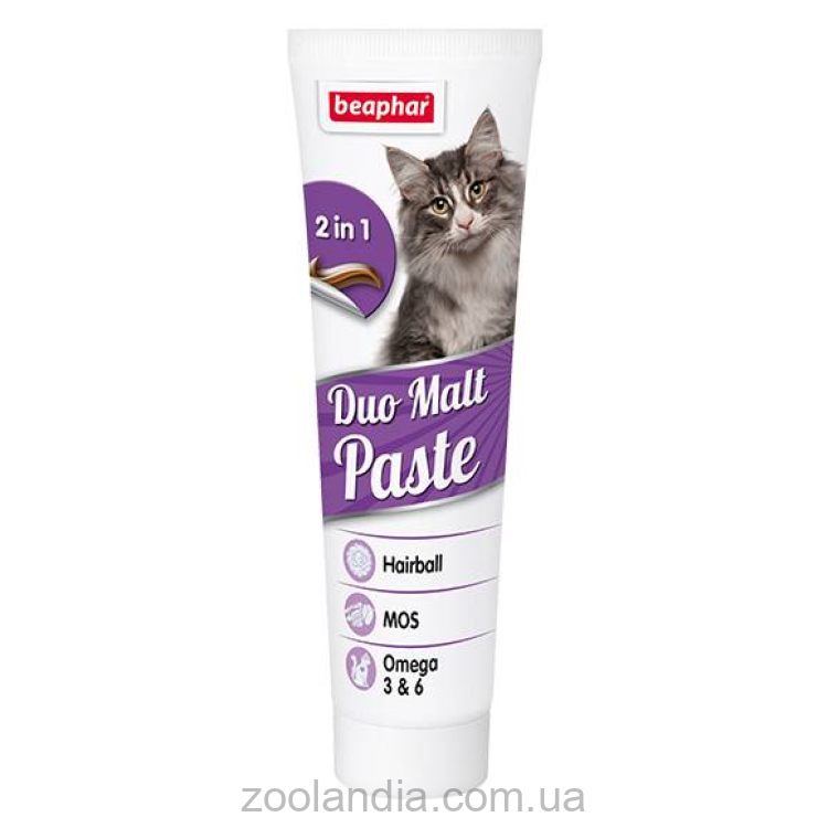 Beaphar (Беафар) Duo Malt Paste Паста для выведения шерсти для кошек