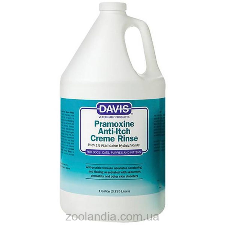 Davis Veterinary Pramoxine Anti-Itch Creme Rinse - кондиционер от зуда с прамоксином для собак и котов