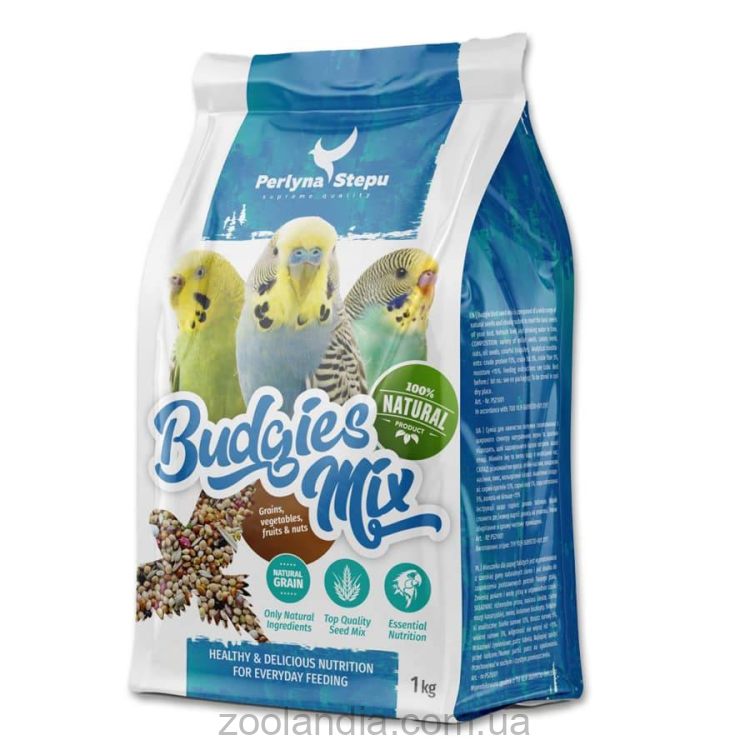Perlyna Stepu (Жемчужина степи) Budgies Mix смесь для волнистых попугаев