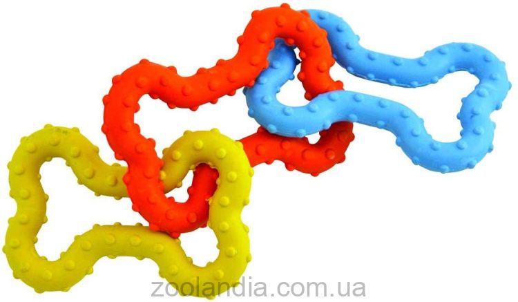 Petstages (Петстейджес) Mini Bone Tug Игрушка “Косточки” для собак, разноцветные