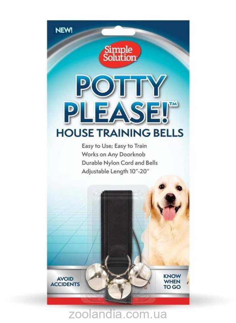 Simple Solutions (Симпл Солюшн) Potty Please! House Training Bells - Колокольчики для приучения домашних животных к туалету