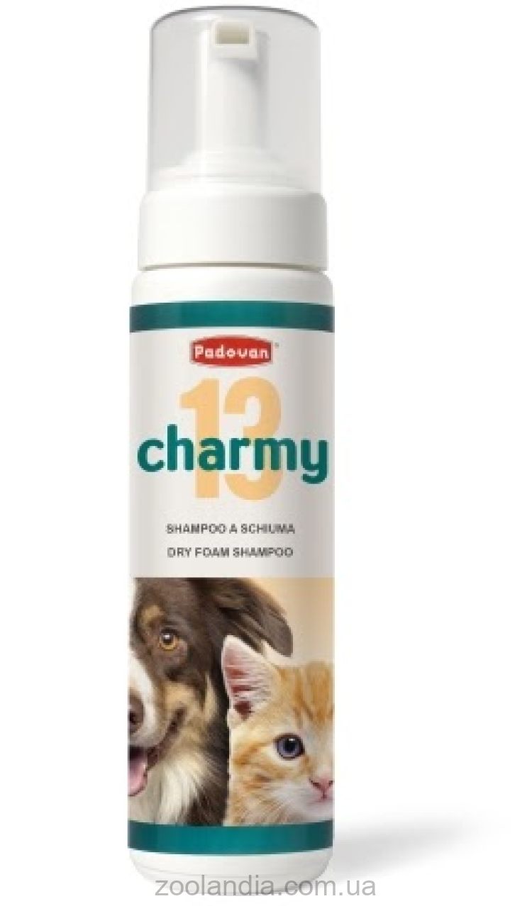 Padovan (Падован) Charmy 13 - Пенный шампунь для сухого мытья собак и кошек