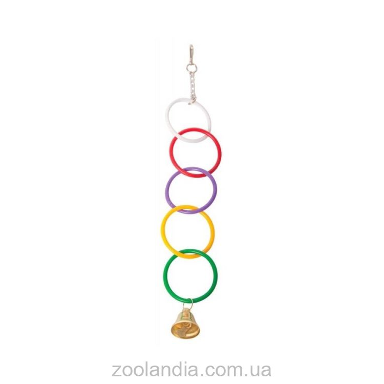 ТМ "Природа" Олимпийка Игрушка-кольца для попугаев
