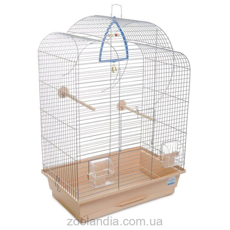 ТМ "Природа" - Клетка «Воля» для мелких декоративных птиц, бежевый