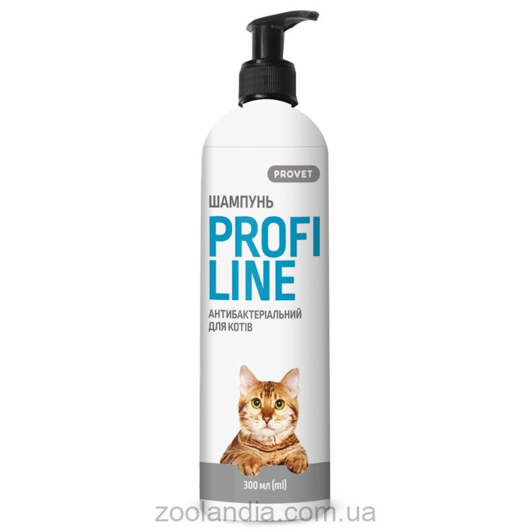 ProVET (ПроВет) ПрофиЛайн Антибактериальный шампунь для кошек