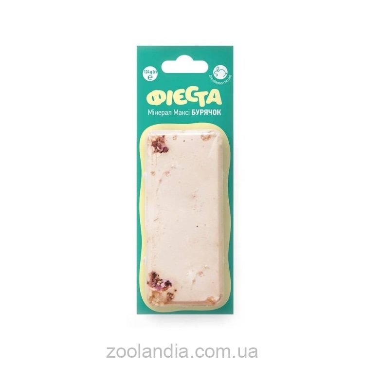 ТМ "Природа" Фиеста МАКСИ - Минерал для грызунов, Свекла, 124 г