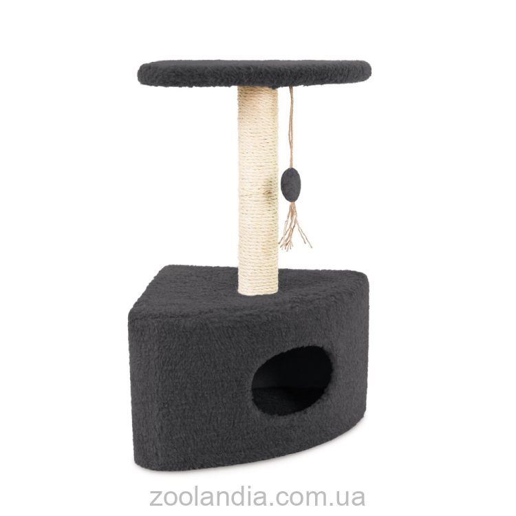 ТМ "Природа" Дряпка  Д11У угловая с будкой для котов