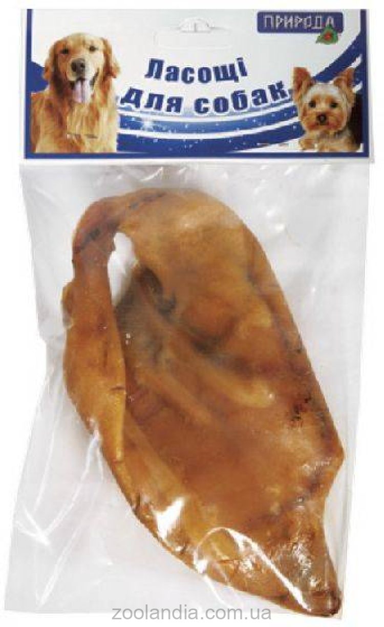 ТМ "Природа" Ухо свиное для собак