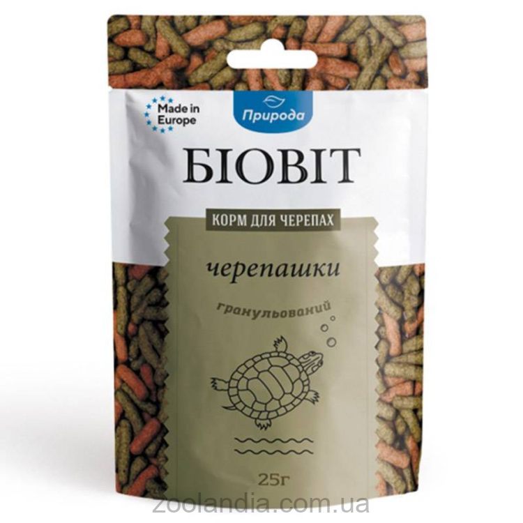 ТМ "Природа" - Корм Биовит «Черепашки» для пресноводных черепах