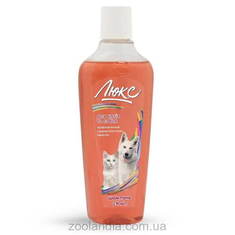 ТМ "Природа" «Люкс» - Профилактический шампунь с дерматологическим эффектом для кошек и собак