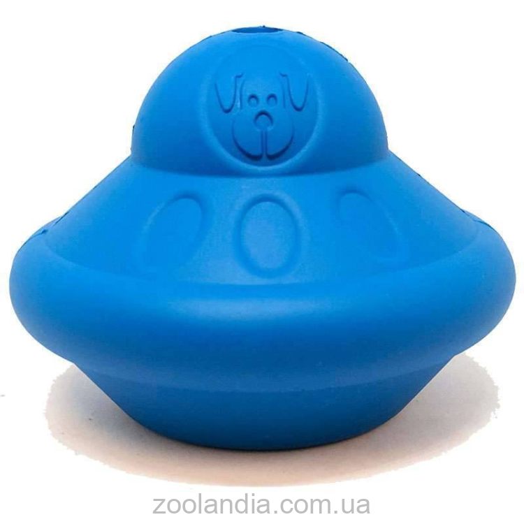 SodaPup (Сода Пап) Spotnik Flying Saucer Treat Dispenser – Жевательная игрушка-диспенсер Спутник для лакомств из суперпрочного материала для собак