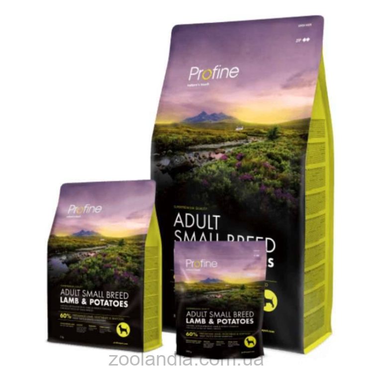 Profine (Профайн) Adult Small Breeds Lamb & Potatoes - Сухой корм с ягненком и картофелем для взрослых собак малых пород