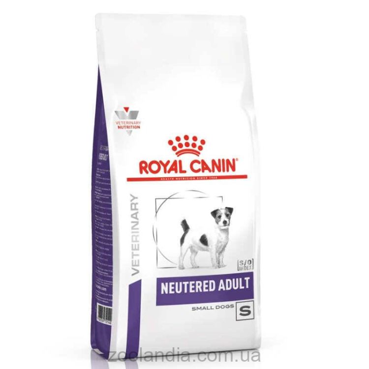 Royal Canin (Роял Канин) Neutered Adult Small Dog -  Сухой корм ветеринарная диета для стерилизованных собак малых пород, склонных к набору лишнего веса и мочекаменной болезни