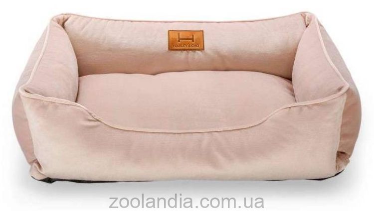 Harley & Cho (Харли энд Чо) Dreamer Pudra Velour лежак для кошек и собак (пудра)