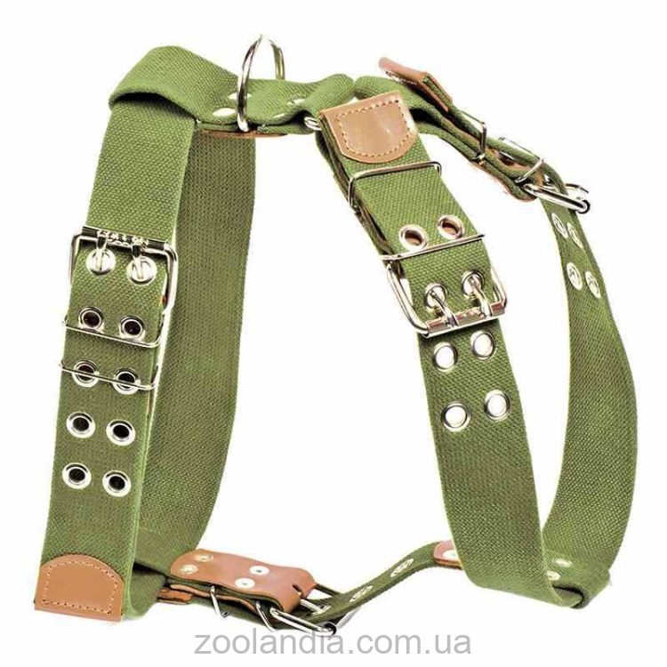 Collar (Коллар) Брезентовая шлея со светоотражающей нитью для собак