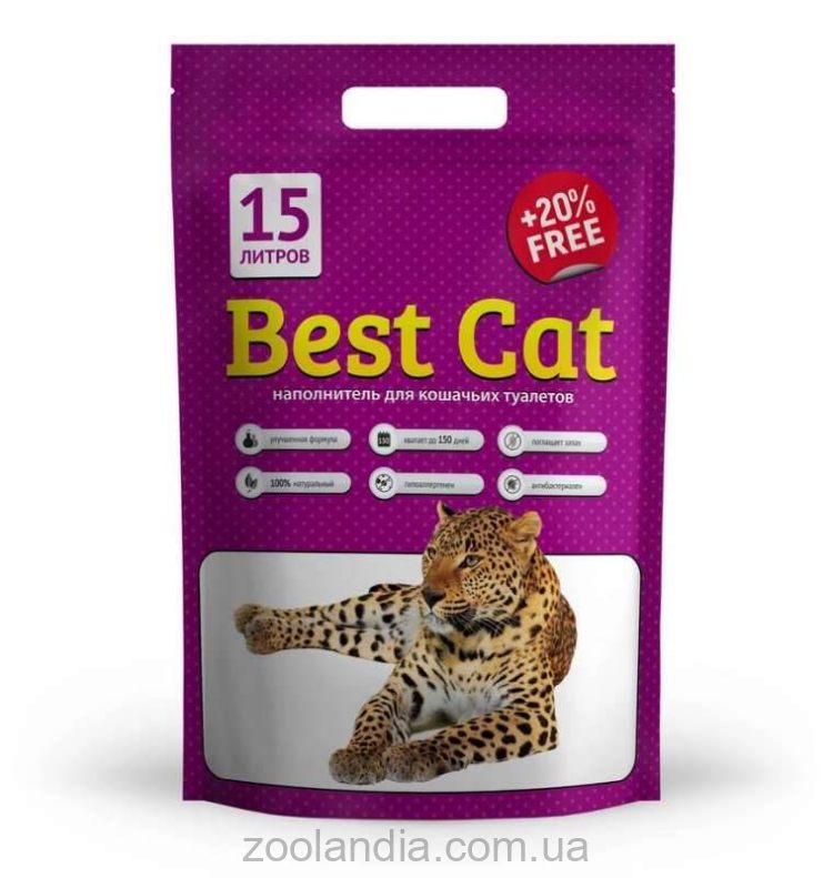 Наполнитель силикагелевый Best Cat Purple Lavender