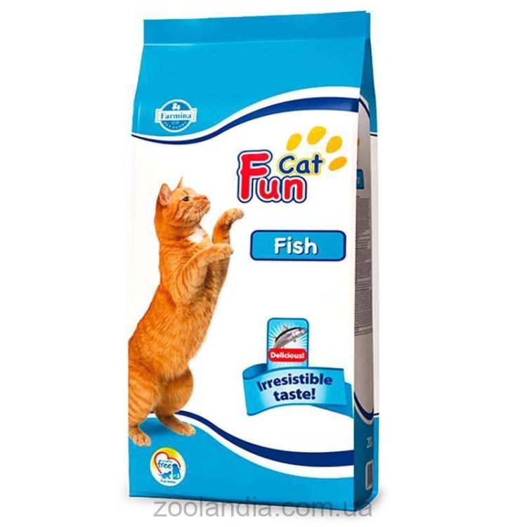 Farmina (Фарміна) Fun Cat Fish – Сухий корм для котів з нормальним рівнем фізичної активності (риба)