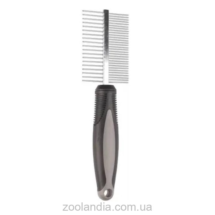 Flamingo (Фламинго) Comb Rotating Medium Babu - Расческа двусторонняя для собак, 30/19 зубцов, 19×5,2 см