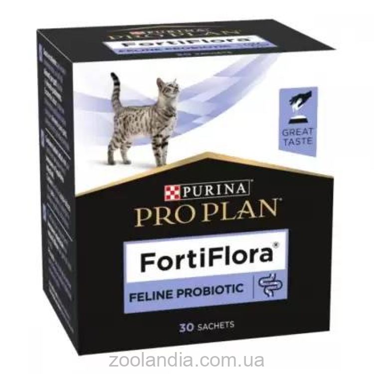 Purina Pro Plan (Пурина Про План) Veterinary Diets FortiFlora Feline Probiotic - Кормовая добавка с пробиотиком для кошек и котят