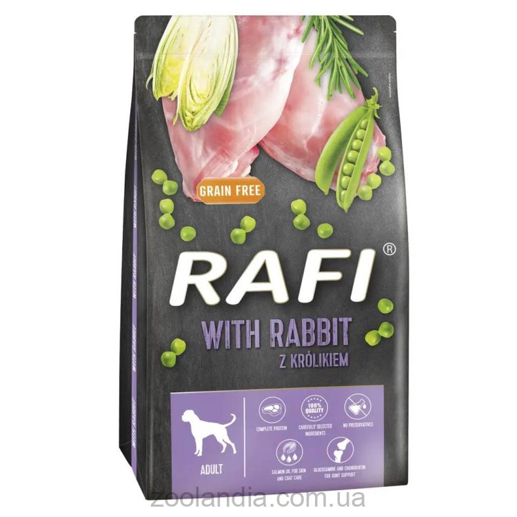 Rafi (Рафи) Dry Dog Food with Rabbit - Сухой корм для взрослых собак с кроликом