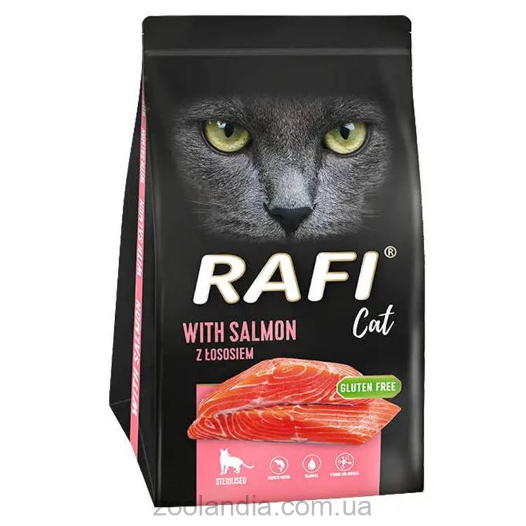 Rafi (Рафи) Adult Cat Sterilized with Salmon - Сухой корм для стерилизованных котов с лососем