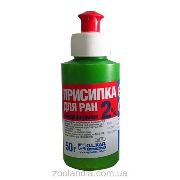 Присипка для ран із йодоформом 5%