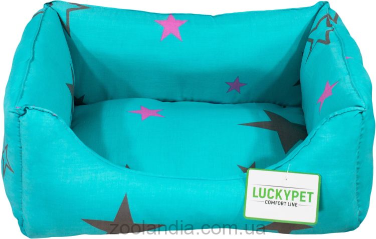 Lucky Pet (Лаки Пет) Рей - Лежак для собак и котов, бирюзовый