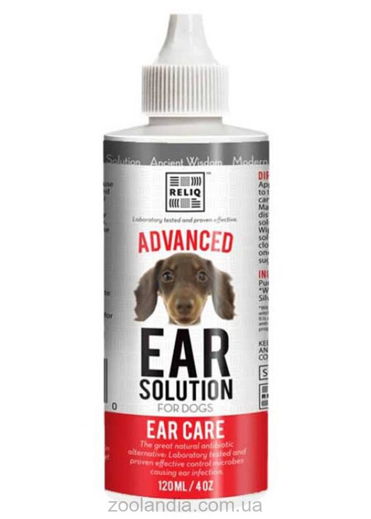 Reliq (Релик) Ear Solution - Лосьон для ухода за ушами собак