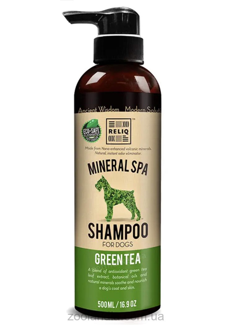 Reliq (Релик) Mineral Green Tea - Шампунь с зеленым чаем для собак и кошек