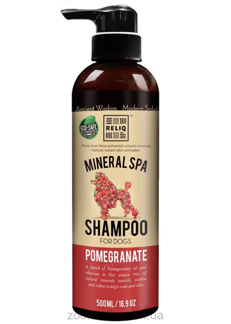Reliq (Релик) Mineral Spa Pomegranate - Шампунь с гранатом для собак и кошек