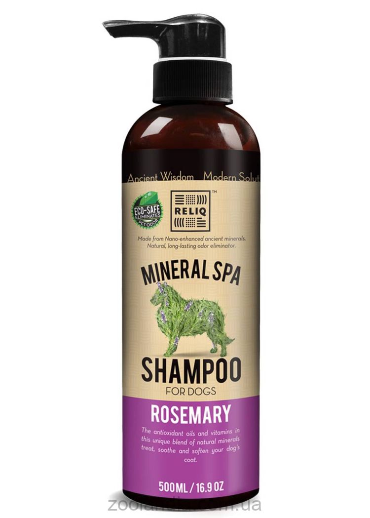 Reliq (Релик) Mineral Rosemary - Шампунь с розмарином для собак и кошек