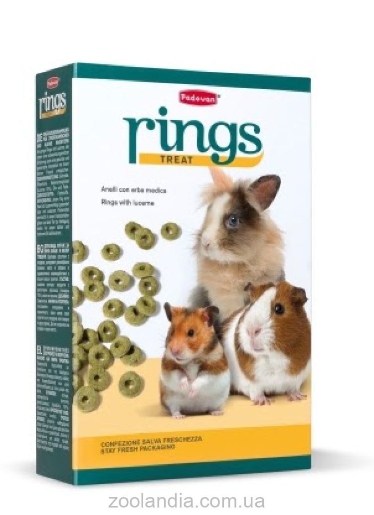 Padovan (Падован) Rings - Дополнительный корм для карликовых кроликов и малых грызунов