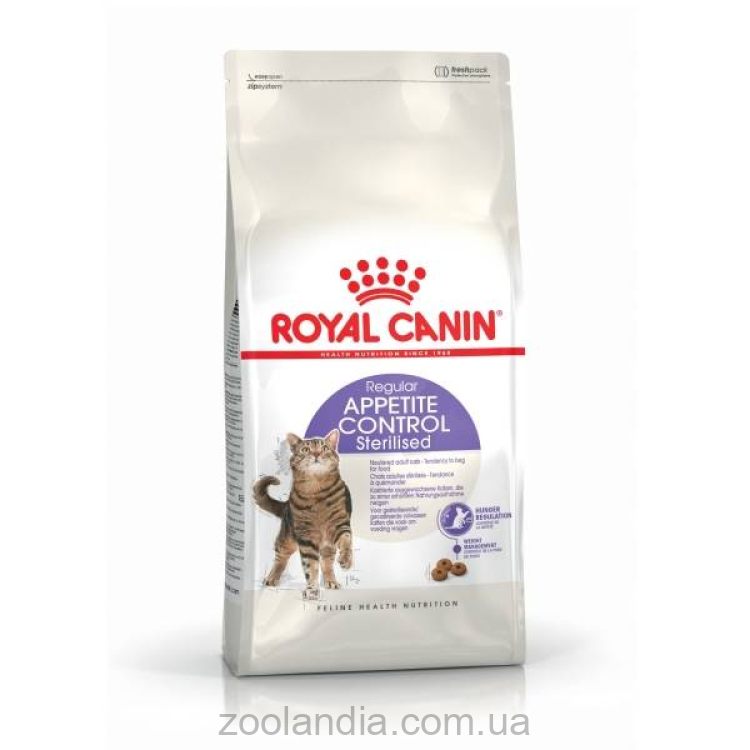 Royal Canin (Роял Канін) Sterilised Appetite Control корм для кастрованих котів та котів (які випрошують їжу)
