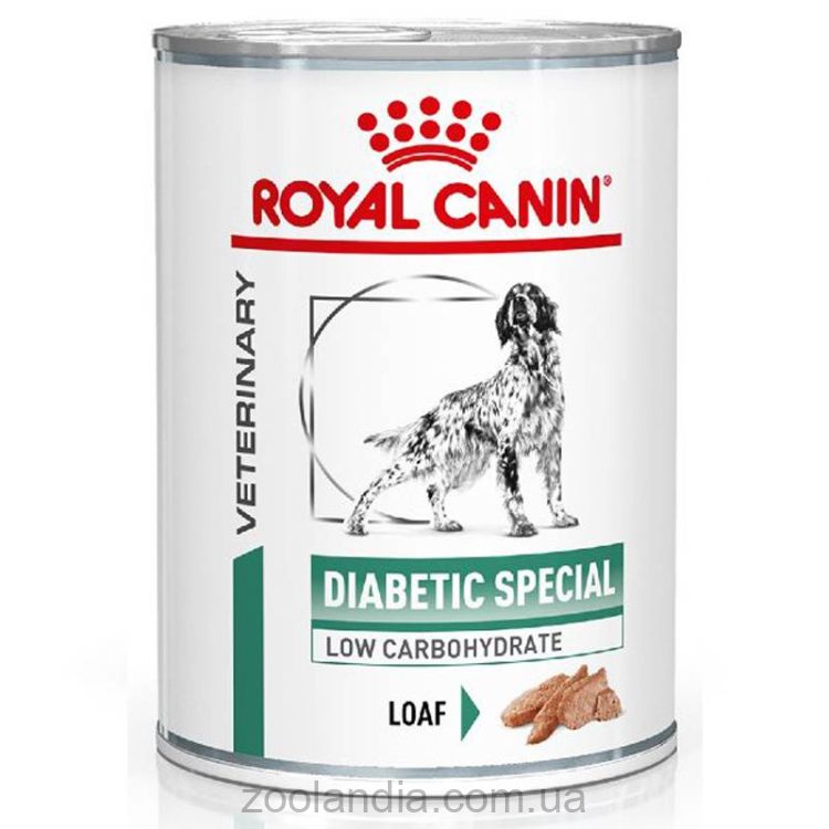 Royal Canin (Роял Канин) Diabetic Special Low Carbohydrate - Лечебные консервы для взрослых собак для контроля уровня глюкозы при сахарном диабете