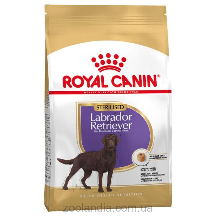 Royal Canin (Роял Канин) Labrador Retriever Adult Sterilised – Сухой корм для стерилизованных лабрадоров