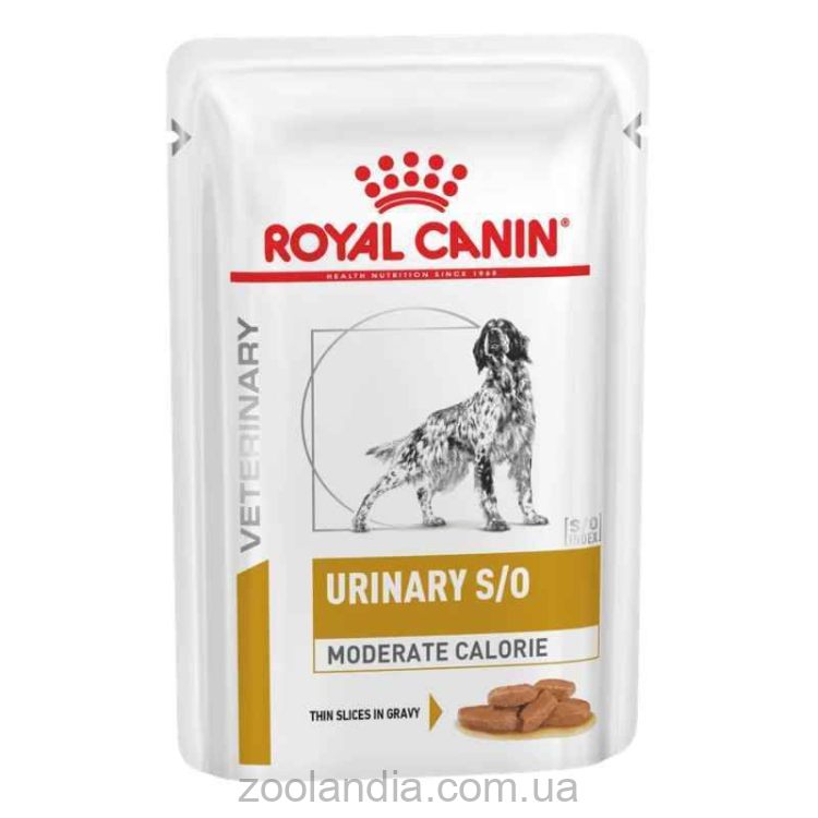 Royal Canin (Роял Канін) Urinary S/O Moderate Calorie Dog - Лікувальні консерви для дорослих собак, схильних до ожиріння, при захворюваннях нижніх сечовивідних шляхів