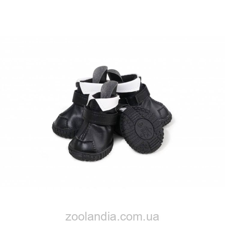 Ruispet ( Руиспет) Ботинки  для собак, демисезонные с флисовой подкладкой 4 шт/упак. черные