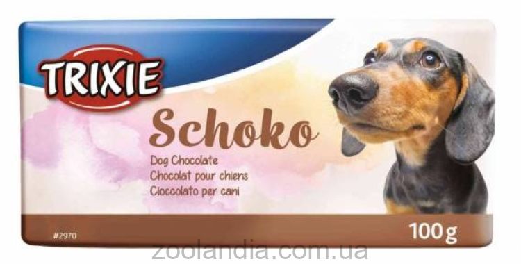 Trixie (Трикси) Schoko Dog Chocolate - Шоколад для собак 100 гр