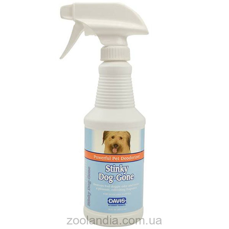 Davis Stinky Dog-Gone Девіс Стінки ДОГ дезодорант для собак і цуценят, спрей