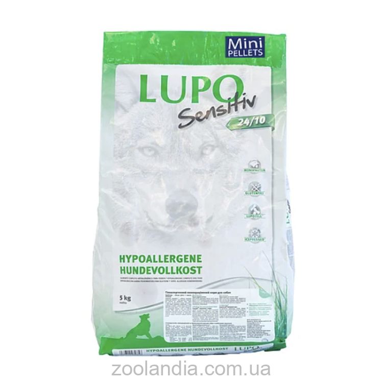 Luposan Lupo Sensitiv 24/10 Mini Pellets - Сухой корм для активных собак мелких пород